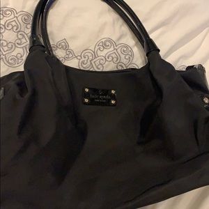 Kate spade nylon bag with patent leather accents